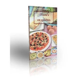 Kookboek Pizza: heerlijke recepten voor pizza en quiches met kleurrijke afbeeldingen